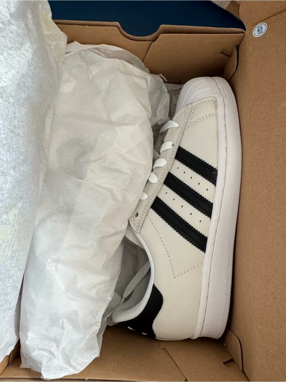 adidas Originals Superstar ADV White with Black Stripes and Gold Accents